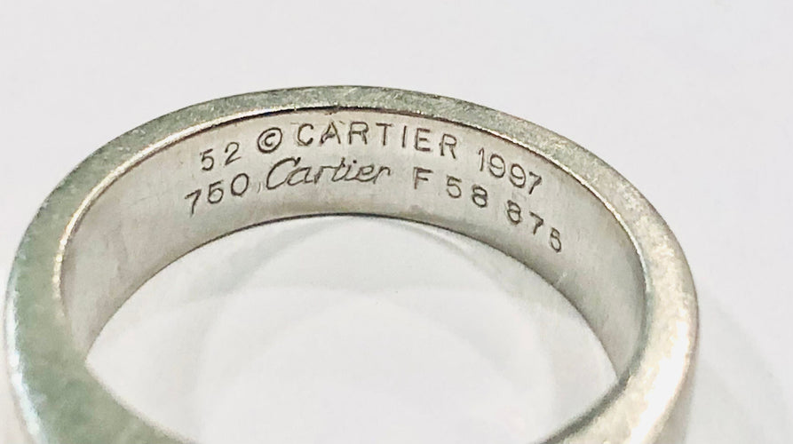 Bague 52 CARTIER - Bague améthyste or blanc 58 Facettes