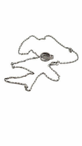 Collier Collier Cartier LOVE or gris et diamants 58 Facettes