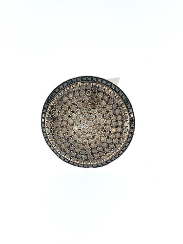 Bague 53 Bague Cocktail Piero Milano Or Rose 3,50 ct Diamants Certifiés IGI 58 Facettes