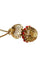 Pendentif Pendentif or jaune pierres imitation corail 58 Facettes
