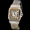 Montre Cartier Montre Santos De Cartier Galbee Pm 58 Facettes MT41458
