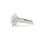 Bague Bague en or blanc avec un diamant central de 0,58 ct et des diamants d'accompagnement 58 Facettes 17694