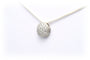Pendentif Pendentif contemporain en or blanc serti de diamants 58 Facettes 21053