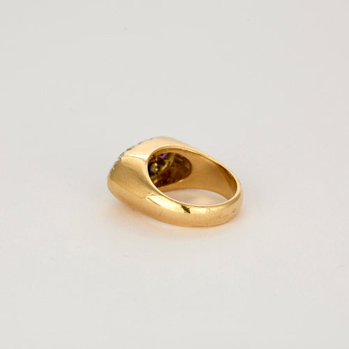 Bague Bague Tank or jaune 1900 58 Facettes LP1126/12