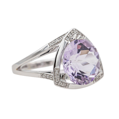 Bague 56 Mauboussin Bague Cocktail Mes couleurs à toi Or blanc Améthyste, Diamant 58 Facettes 3641137CN