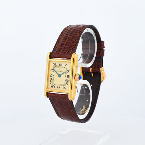 Cartier Tank Must - Lemon romersk urskive - SM 