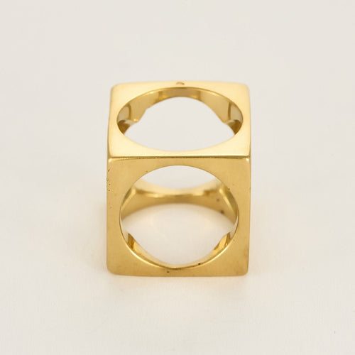 Pendentif DINH VAN - Le Pavé - Pendentif en or jaune 58 Facettes CHAL1207