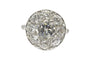 Bague 49 Bague marguerite platine et diamants 58 Facettes 0032101