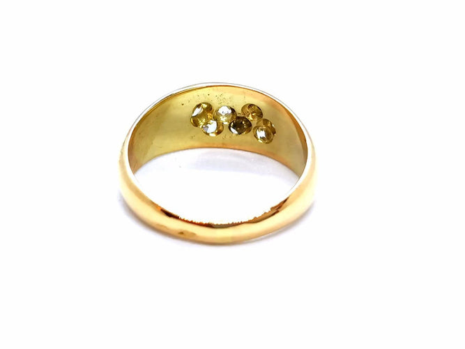 Bague 54 Bague Or jaune Diamant 58 Facettes 851002CN