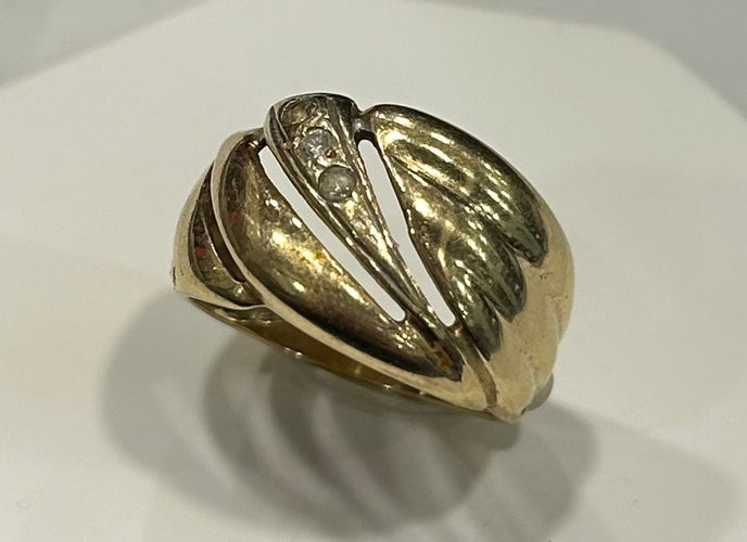 Bague Bague Bombée 58 Facettes LP698