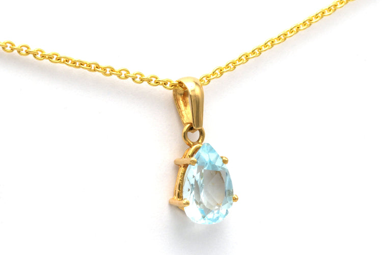 Pendentif Pendentif en or 18 carats et topaze (0.77 ct) 58 Facettes 19111