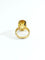 Bague 53.5 Bague Or rose et Citrine 58 Facettes