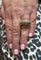 Bague 54 Bague ancienne jarretière en or jaune 18 carats et diamants taille ancienne 58 Facettes
