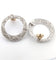 Boucles d'oreilles Boucles d'oreilles en or blanc avec diamants 58 Facettes