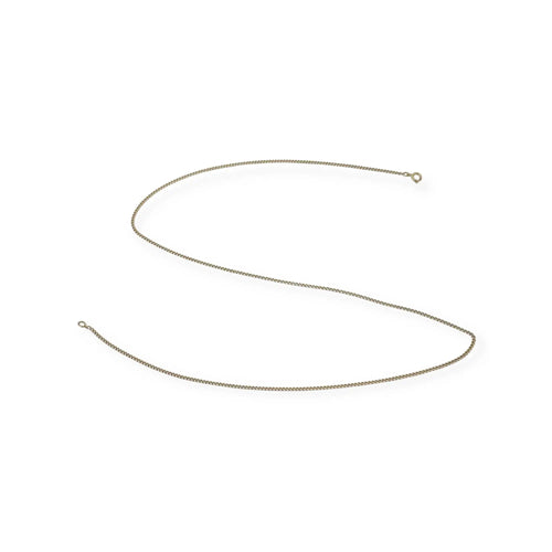 Collier Chaîne maille gourmette en or jaune 750 64cm 58 Facettes 330082285