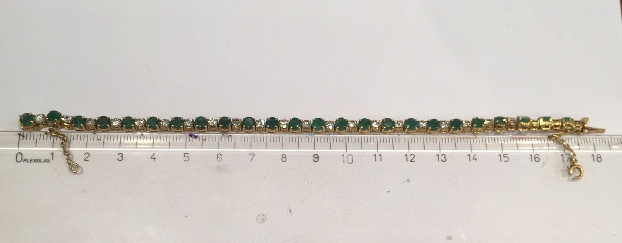 Bracelet BRACELET SAPHIRS  DIAMANTS 58 Facettes R 1602  Mnae