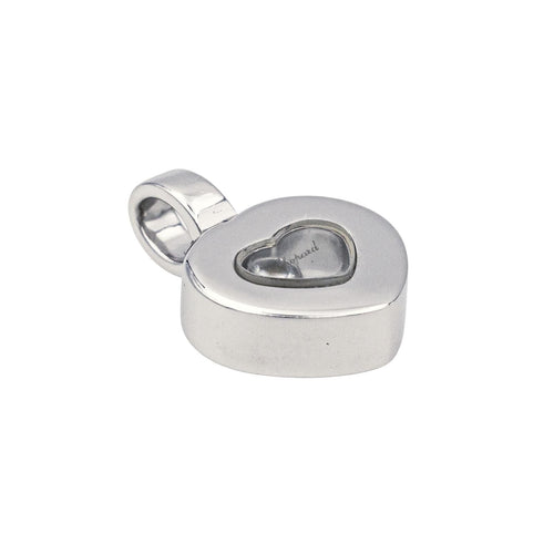 Pendentif Chopard Pendentif Coeur Happy Diamonds Or blanc Diamant 58 Facettes 3860553RV
