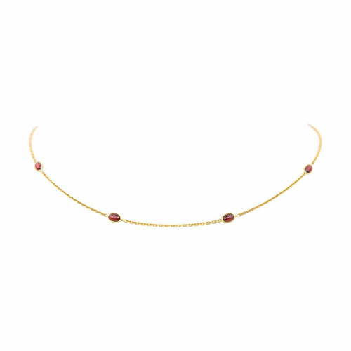 Collier Collier Or jaune Grenat 58 Facettes 4815597CN