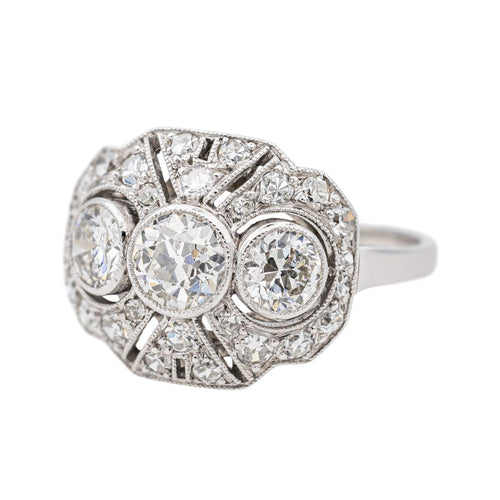 Bague 50 Bague Or blanc, Platine Diamant 58 Facettes 3358944CN