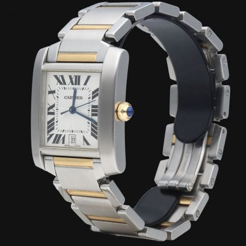 Montre Cartier Montre Tank Française Gm 58 Facettes MT43899