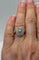 Bague 55 Bague ancienne en or gris et platine sertie de diamants 58 Facettes