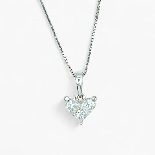 Pendentif Pendentif en or blanc – Diamants 0,42 ct 58 Facettes AK74