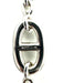 Collier HERMES. Collection "Farandole", sautoir argent 80cm 58 Facettes