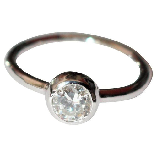 Bague 52 Bague solitaire certificat du LFG 58 Facettes 412