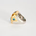 Bague 55 MARINA B - Bague or bicolore, topaze et citrine 58 Facettes