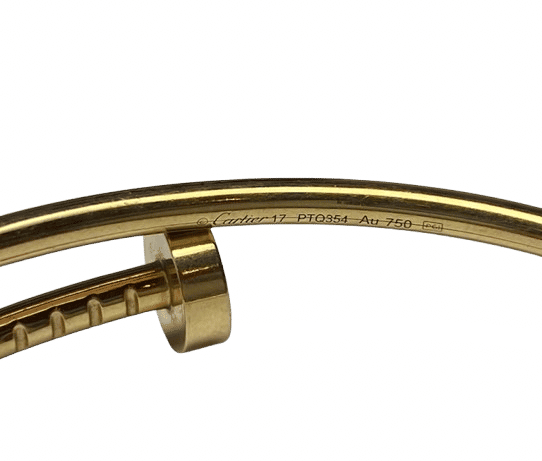 Bracelet Cartier - Bracelet Juste un Clou Or Jaune 58 Facettes 240482