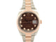 Montre montre ROLEX datejust 36 lady pl 126231 or rose 18k acier fullset 58 Facettes 266682