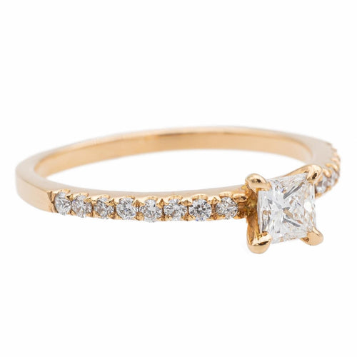 Bague 53 Bague Solitaire Or rose Diamant 58 Facettes 578722RV