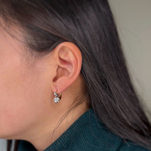 Boucles d'oreilles Boucles d'oreilles Dormeuses - Or, Platine & Diamants 58 Facettes 250342R