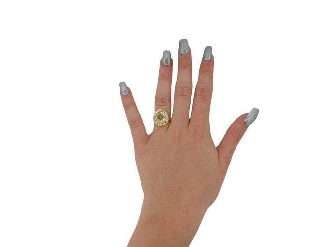 Bague 52 bague DE BEERS talisman t52 or jaune 18k 31 diamants 1.19ct 58 Facettes 268631