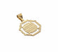 Pendentif Pendentif en or jaune forme octogonale 58 Facettes