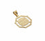Pendentif Pendentif en or jaune forme octogonale 58 Facettes