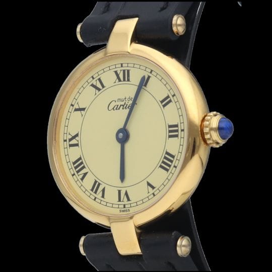 Montre Cartier Montre Must De Cartier Vermeil 58 Facettes MT40924