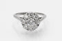 Bague 55 Bague classique en or blanc sertie de diamants (1,68 ct) 58 Facettes 11263