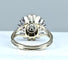Bague 51 Bague en or blanc 18 carats et diamants 58 Facettes AB322