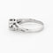 Bague 54 Solitaire or blanc platine diamants 58 Facettes LP936/BET