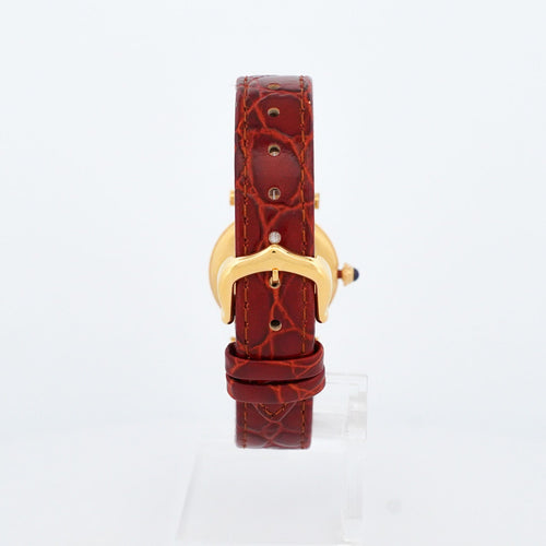 Cartier Must Vendôme - Lemon roman dial - SM 58 Facettes