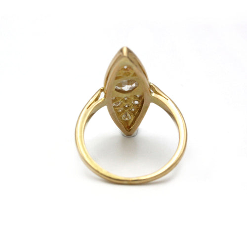 Bague 50 Bague Marquise - Or et diamants 58 Facettes 1188