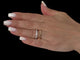 Bague 54.4 Al Coro Bague Mezzaluna en or rose et diamants 58 Facettes