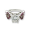 Bague 54 Trio d'Infinité - Bague interchangeable en diamants rubis et saphirs 58 Facettes