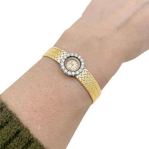 Montre Montre Jaeger Lecoultre x Jean Eté, or jaune, platine, diamants. 58 Facettes 35174