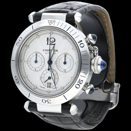 Montre Cartier Montre Pasha Chronograph 58 Facettes MT42513