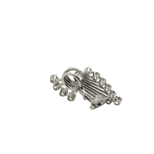 Boucles d'oreilles Boucles d’oreilles or blanc et Diamants 58 Facettes 1.0000545/1