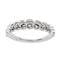 Bague 59 Bague Alliance Or blanc Diamant 58 Facettes 3090582CN