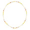Collier Collier Or jaune Grenat, Topaze, Péridot 58 Facettes 3885006CN