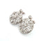 Boucles d'oreilles Boucles d'oreilles en platine avec diamants 58 Facettes